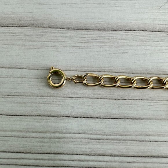 Vintage Gold Tone Ballet Charm Bracelet - Picture 2 of 6